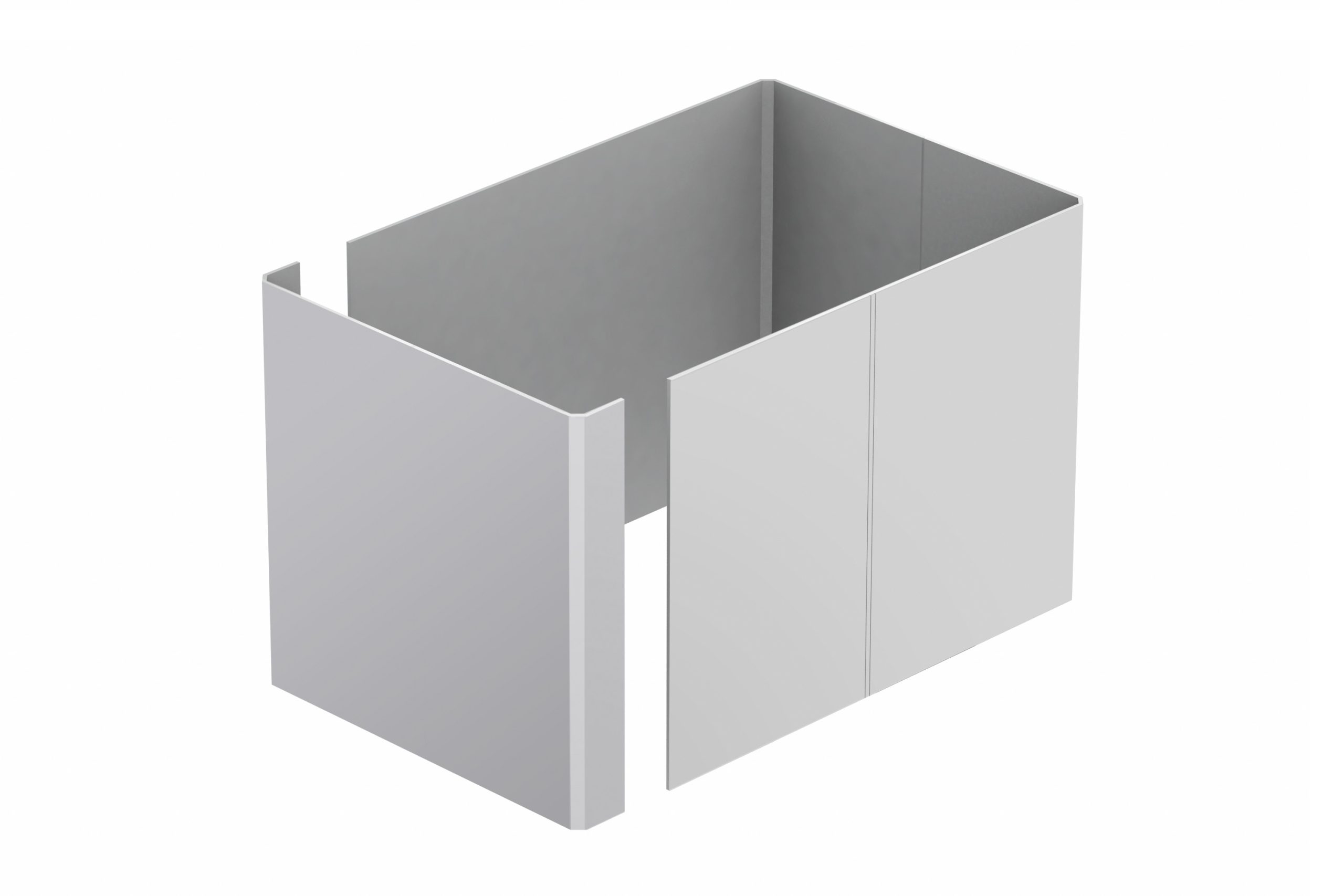 Aircell Behälterring 6 - C-Ring kurzseitig mit entnehmbarer Frontwand