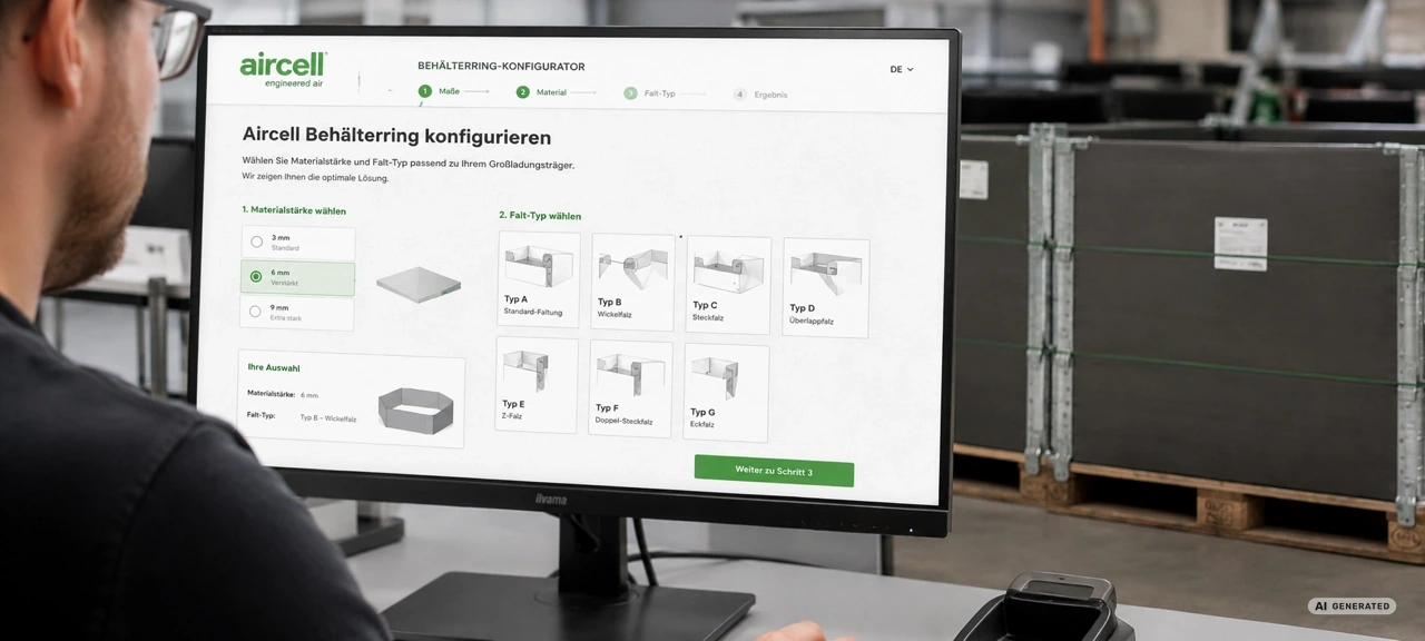 Aircell_Behalterring-Konfigurator_Materialstarke_und_Falt-Typ_individuell_auswahlen