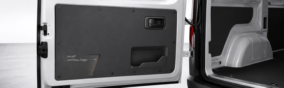 Illustration zu Aircell Platten 3D Wabenstruktur Technologie für nachhaltigen Leichtbau