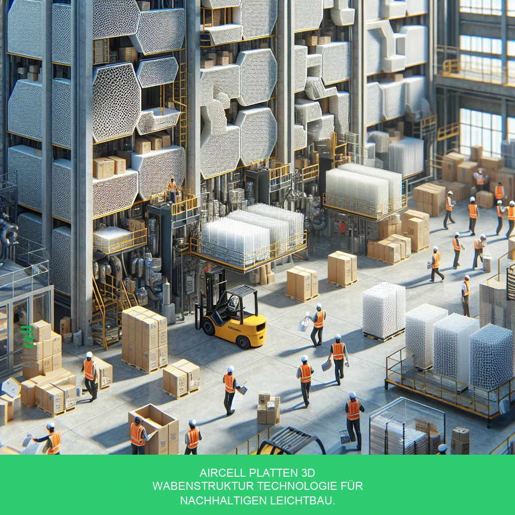 Aircell panels 3d honeycomb structure technology For sustainable lightweight construction.