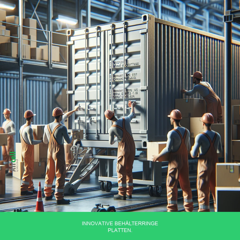 Innovative container sleeve plates.