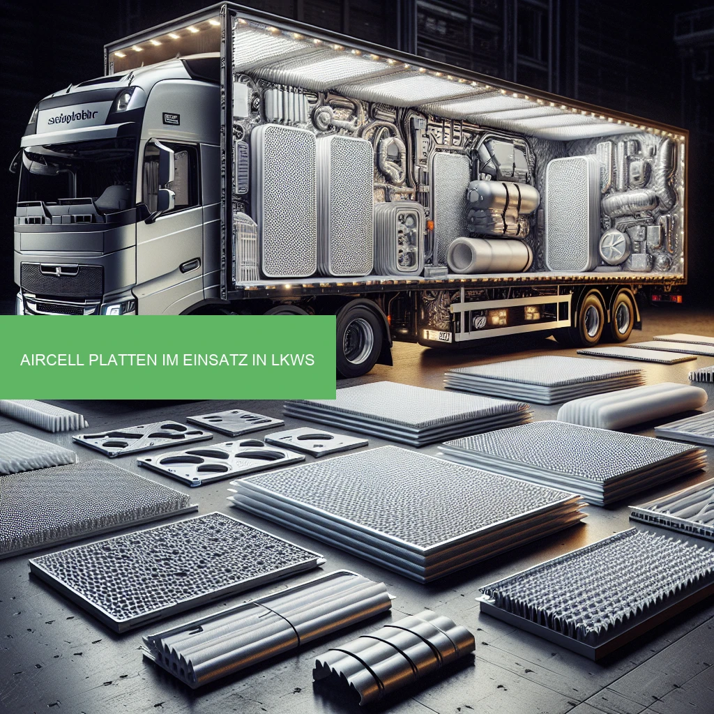 Illustration of Aircell panels in use in trucks
