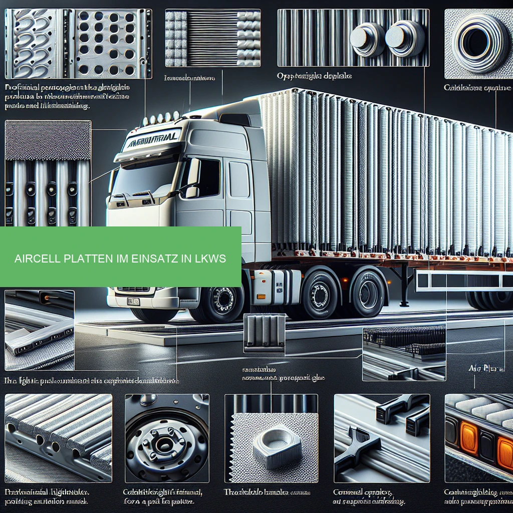 Illustration of Aircell panels in use in trucks
