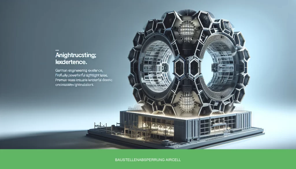Illustration of Aircell construction site barriers