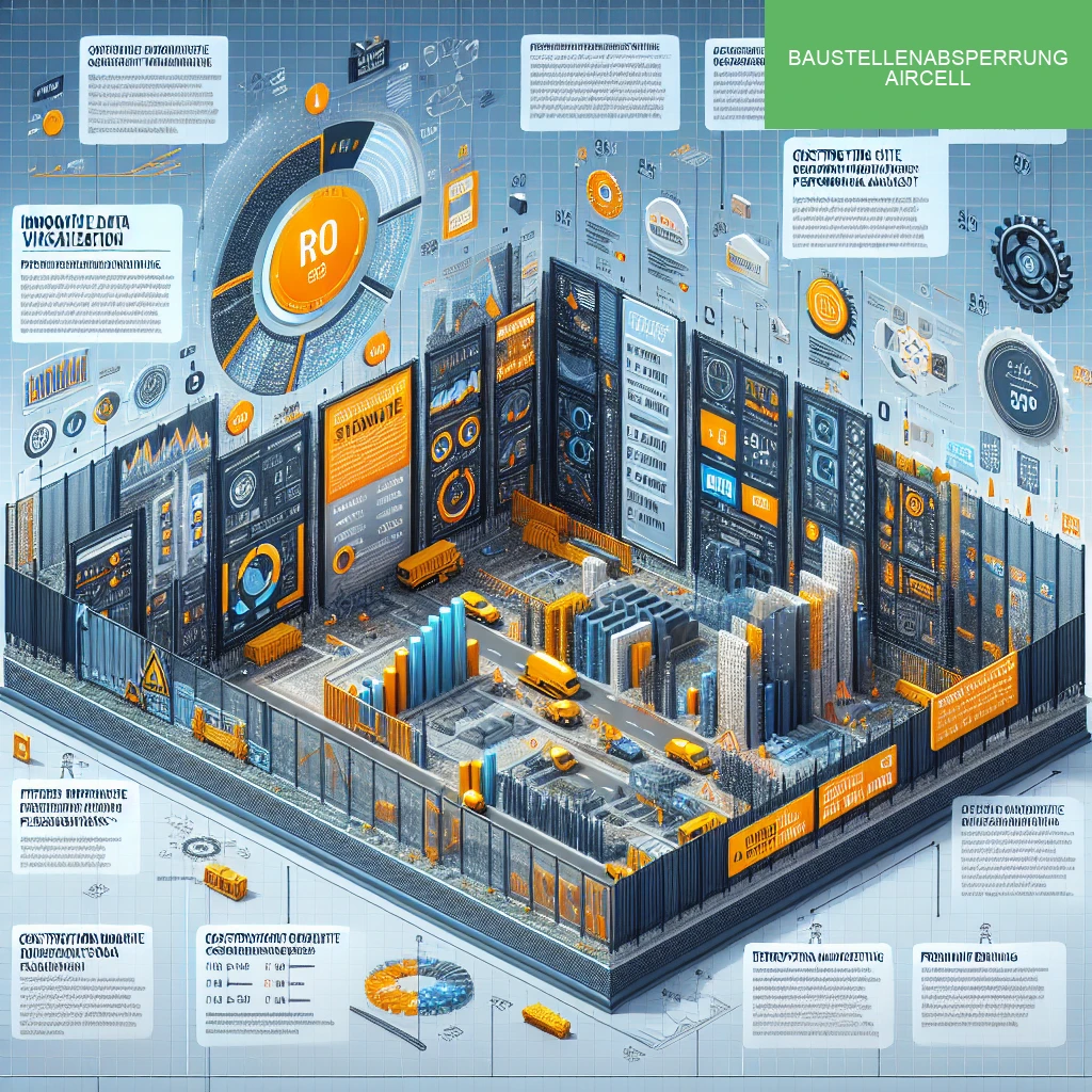 Illustration of Aircell construction site barriers