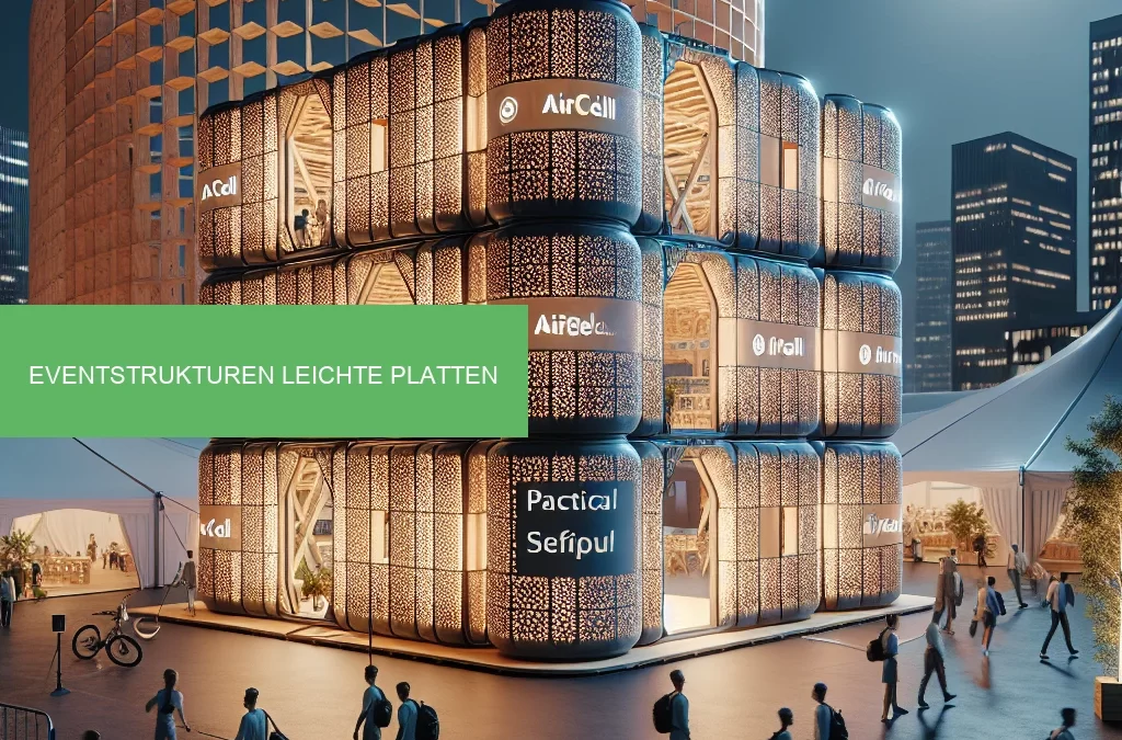 Event structures lightweight panels: Quality & Service | aircell-platten