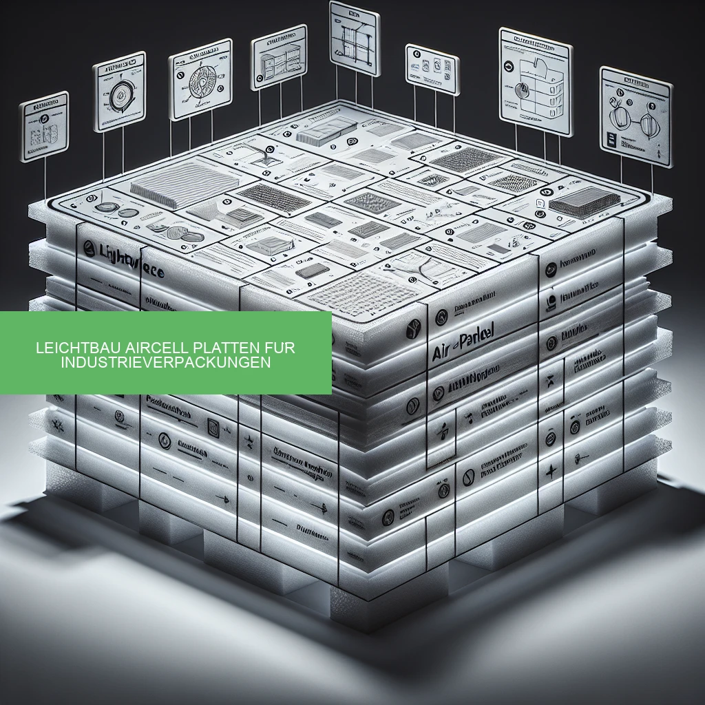 Illustration zu Leichtbau Aircell Platten für Industrieverpackungen