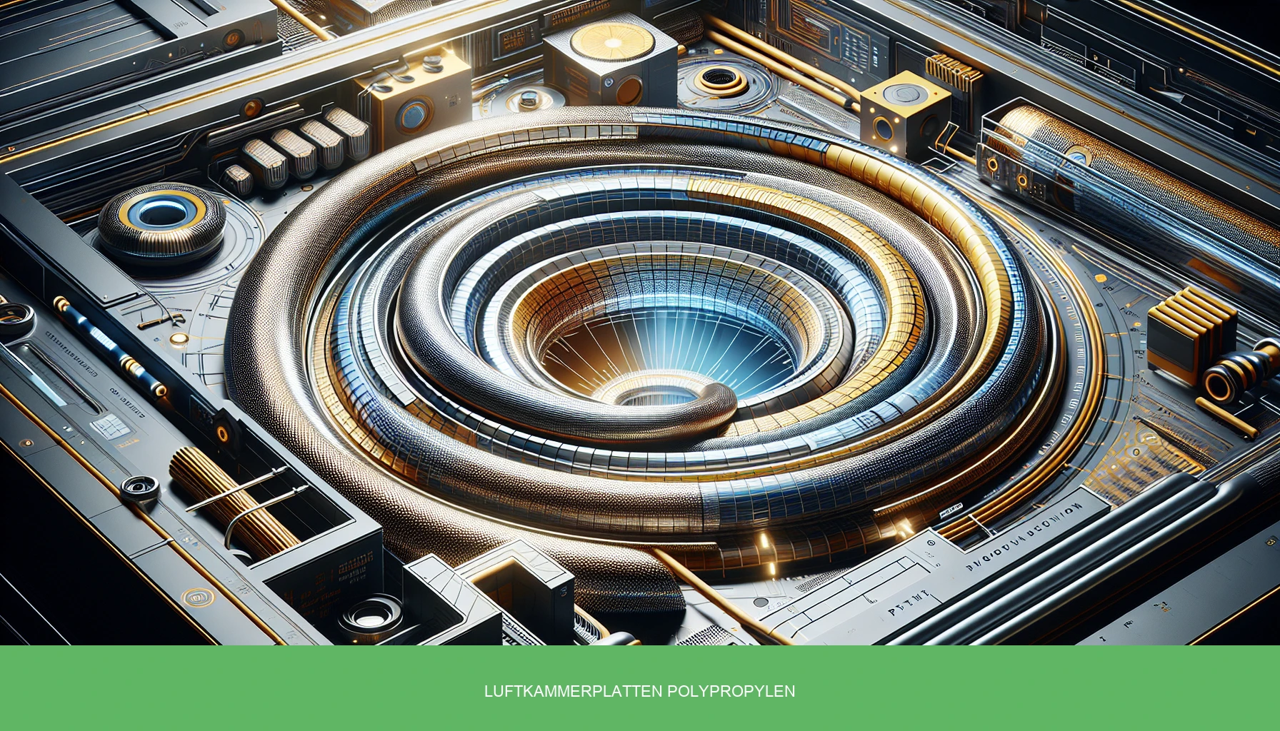 Illustration of polypropylene air chamber panels
