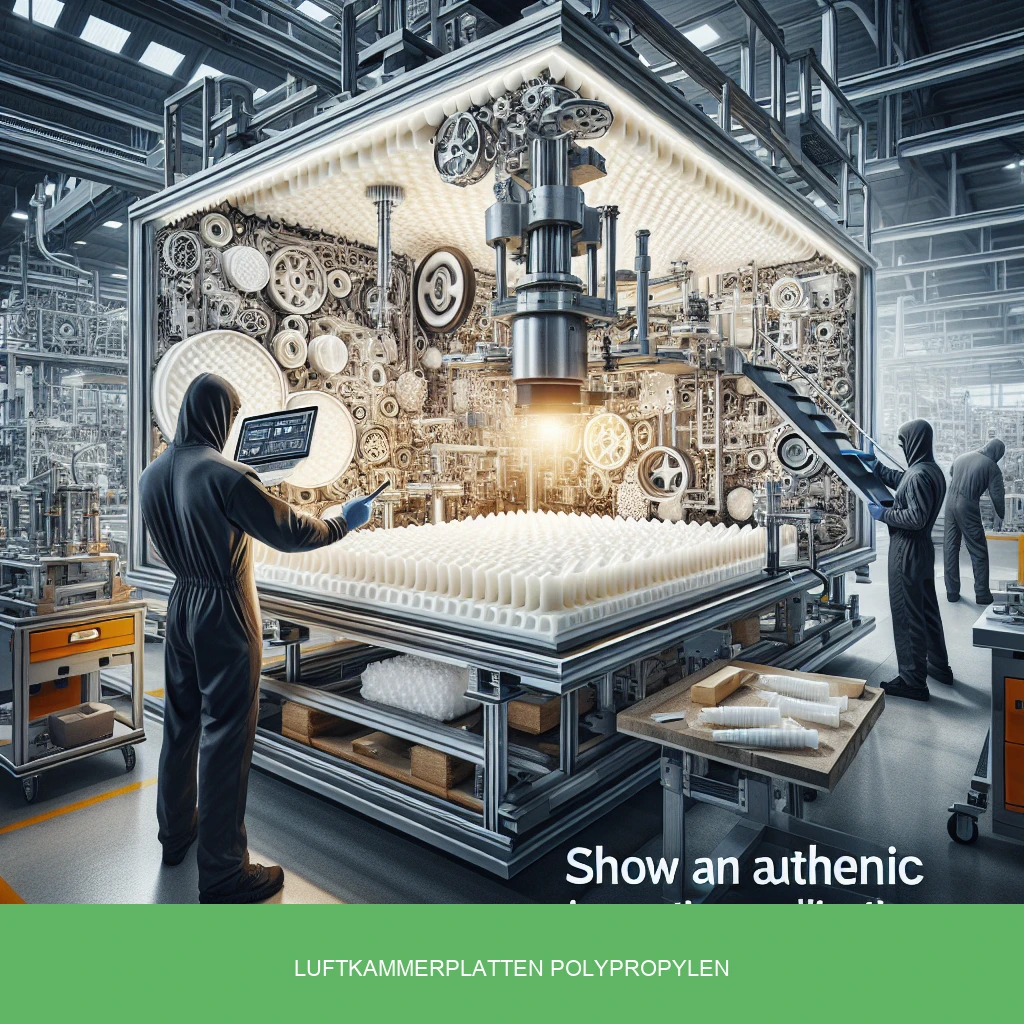 Illustration of polypropylene air chamber panels