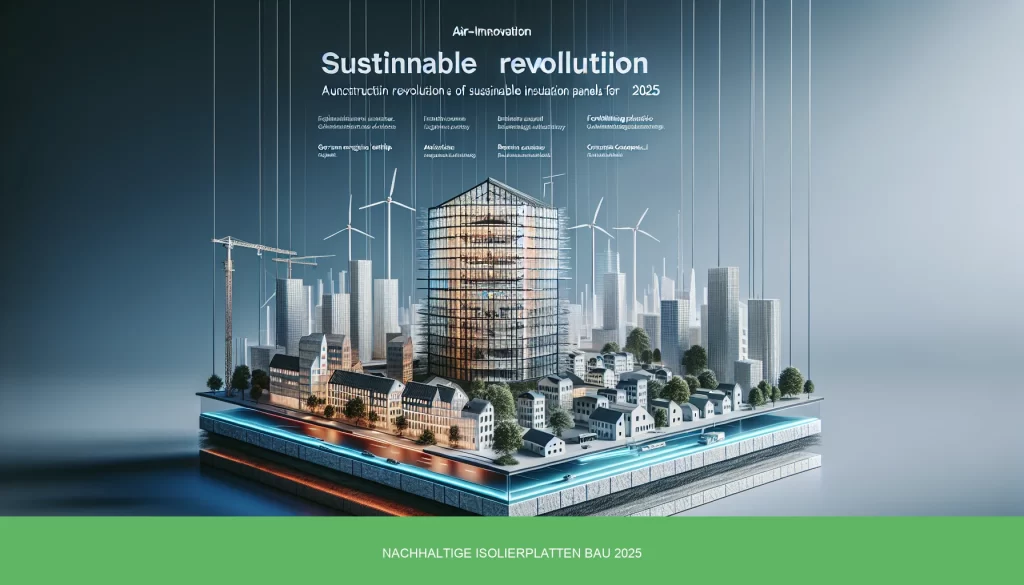 Illustration for Sustainable insulating panels Construction 2025